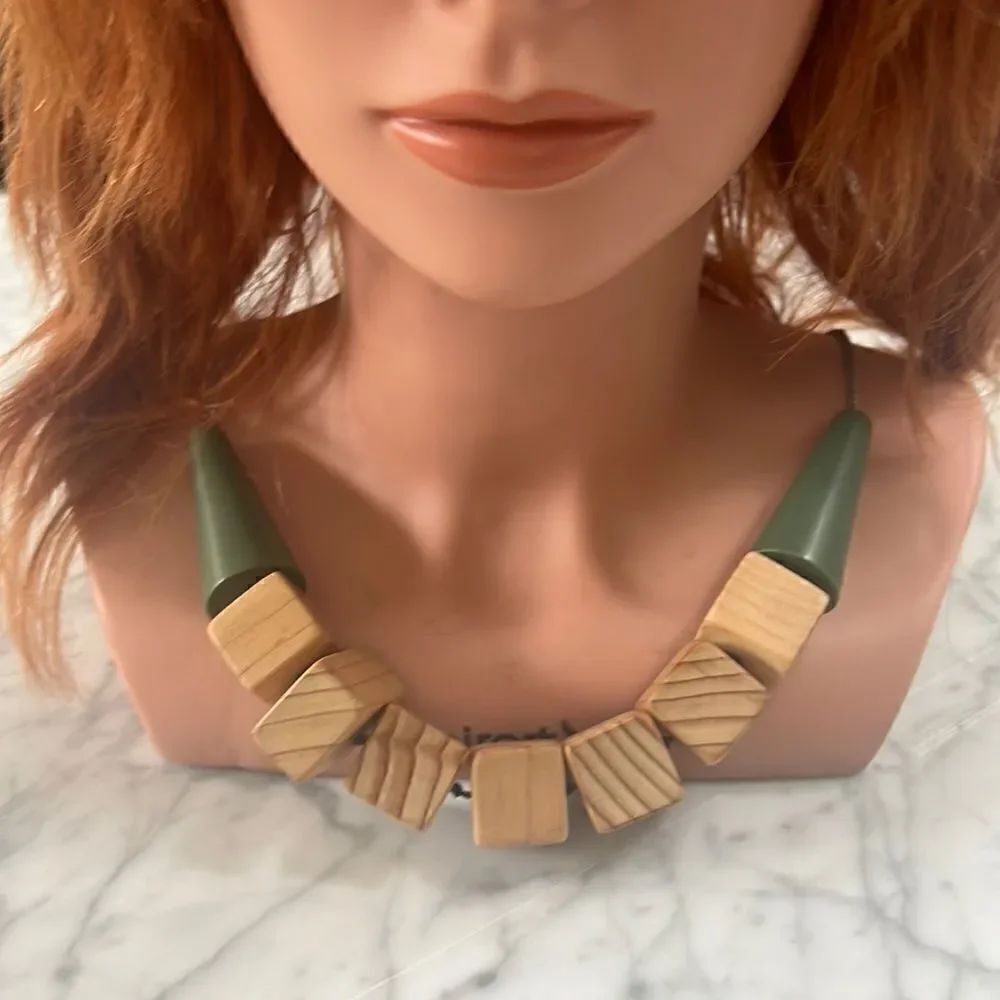 Chunky Mixed Media Statement Necklace